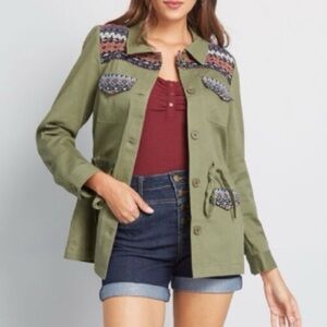 ModCloth | Assorted Occasions Anorak Utility Jacket, size L